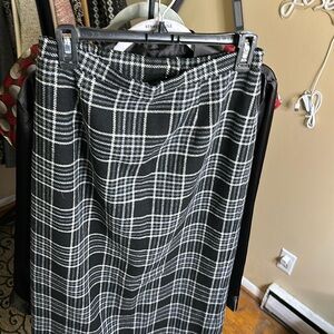 Plaid Grey Skirt